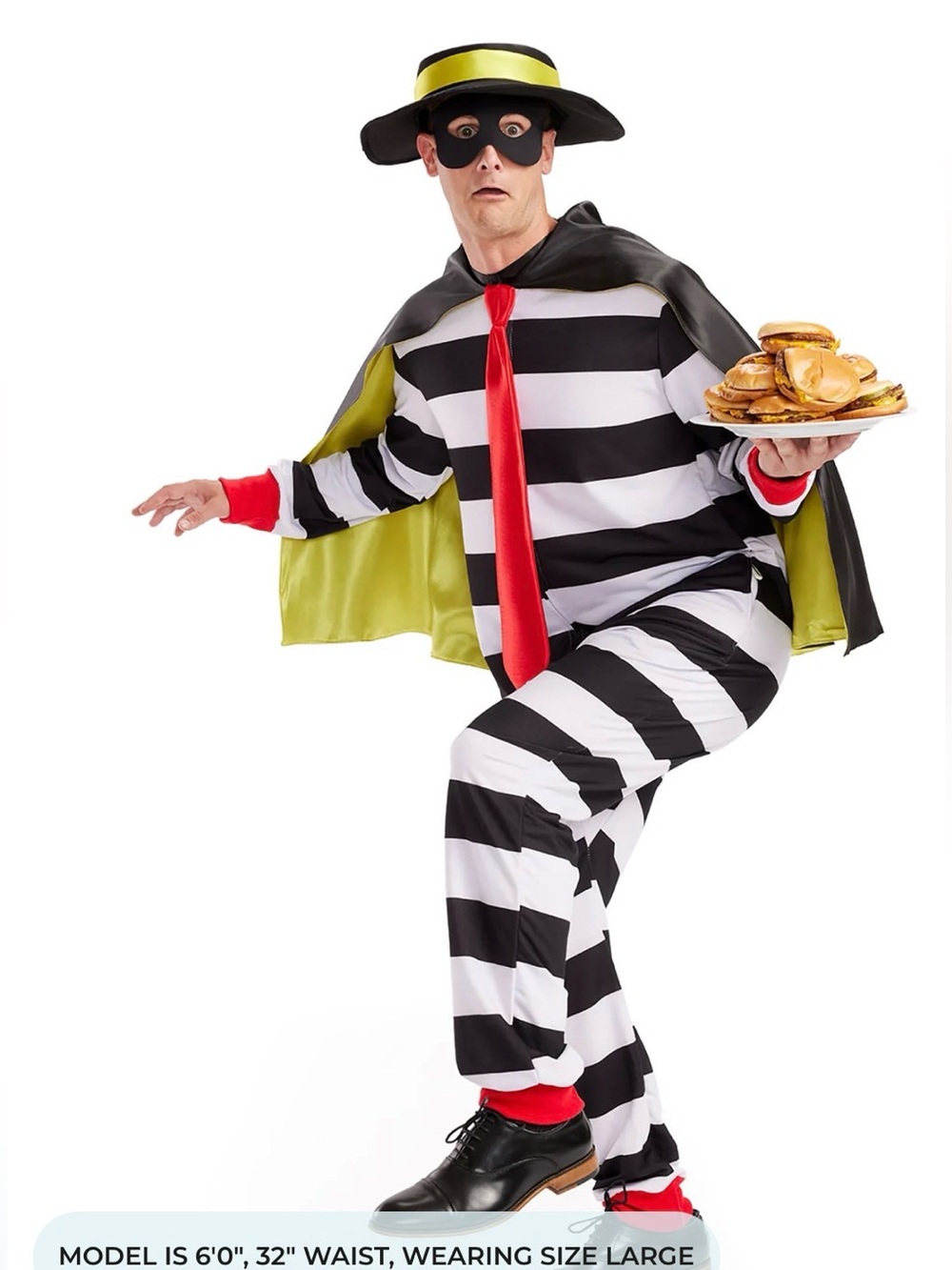 NWT Unisex McDonald’s Hamburgerler Halloween Costume - Size L